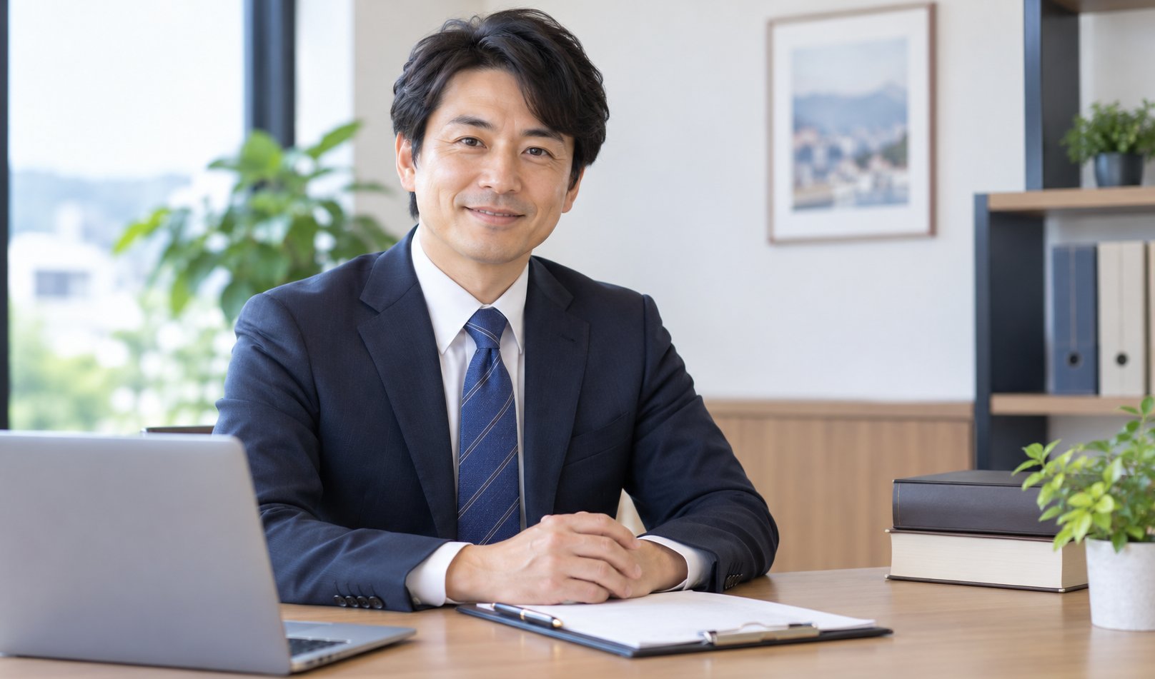 代表 伊吹文人（行政書士）のポートレート